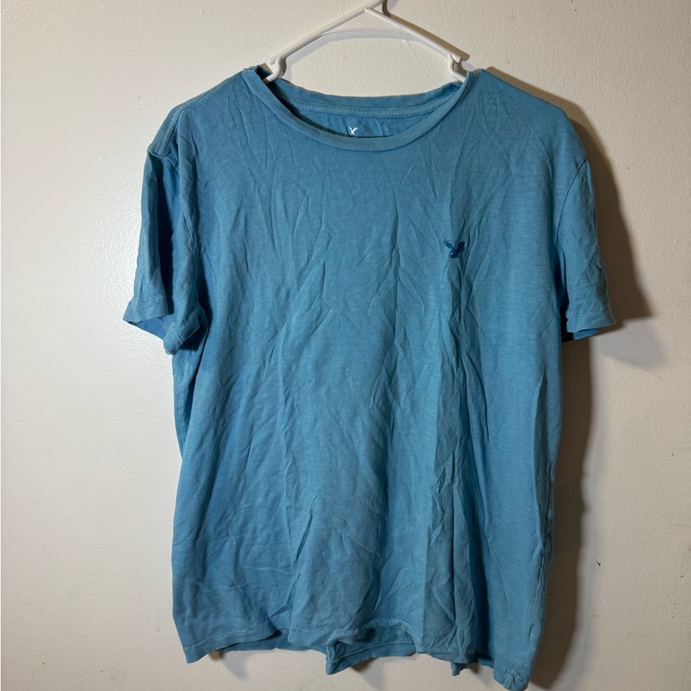 American Eagle Outfitters Light Blue Short Sleeve Tee